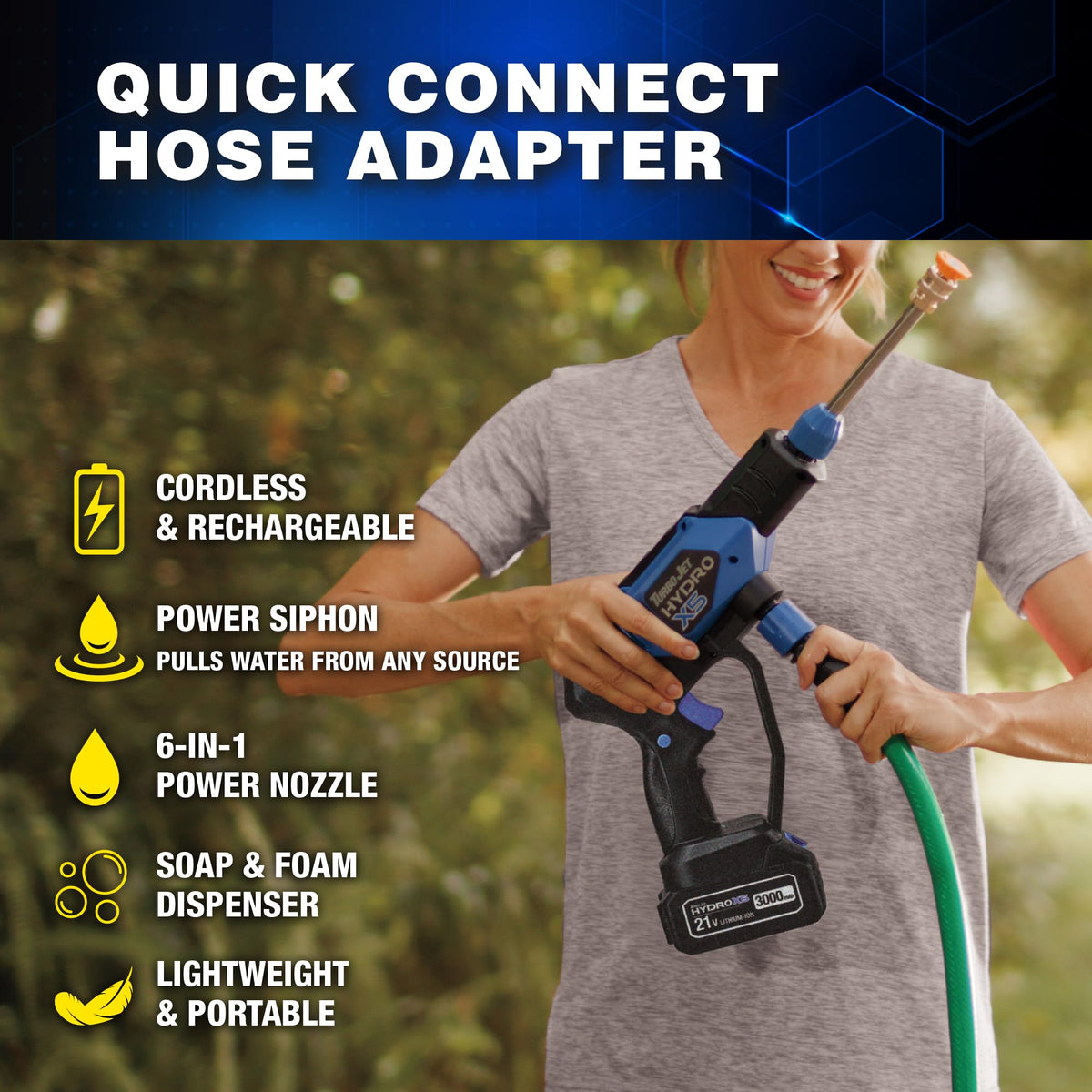 Ontel Turbo Jet HydroX5 Pro off-grid use for RVs and camping.