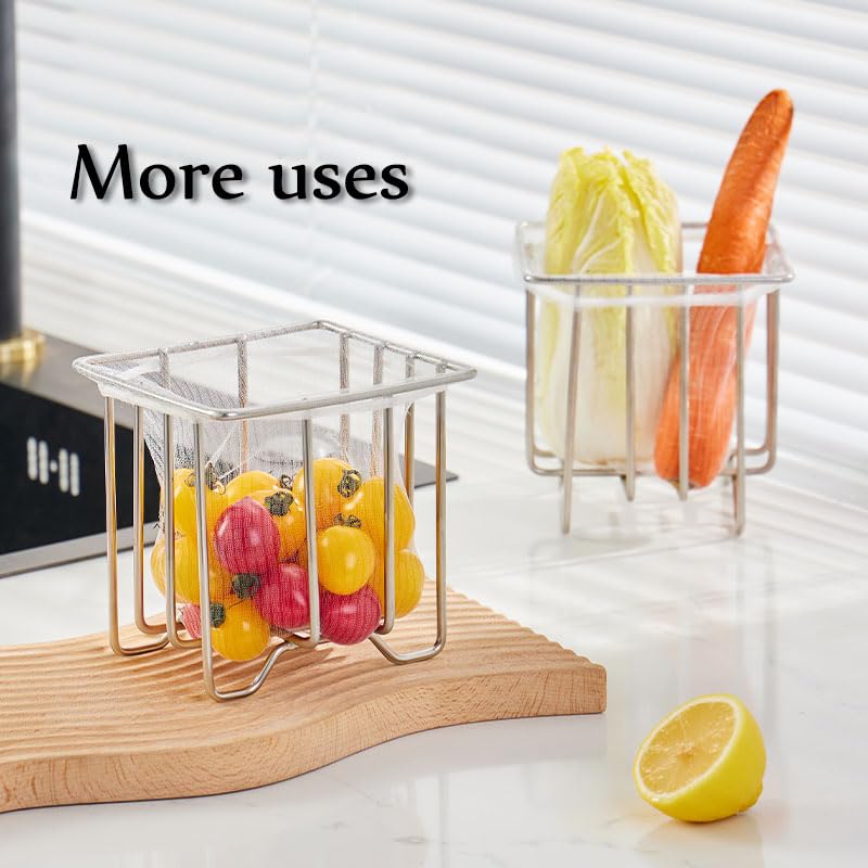 ONVIPSTOO sink caddy dish brush holder keeps sponge organized
