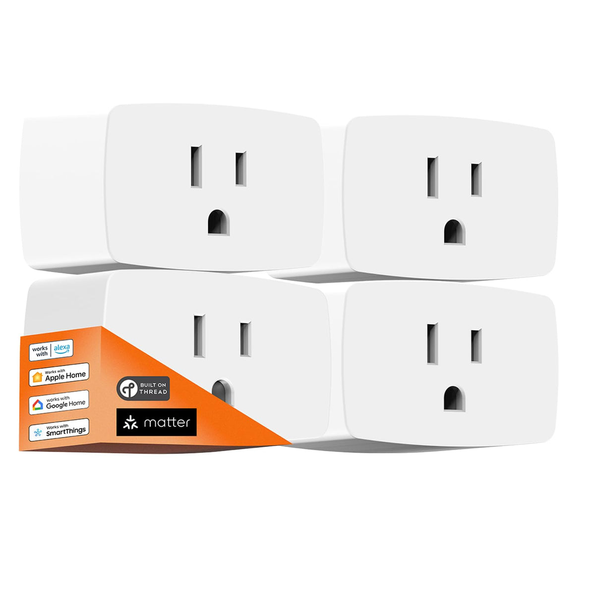 ONVIS Matter over Thread smart plug front view showing compact design and plug body