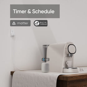 ONVIS Matter over Thread smart plug schedules and timers in use