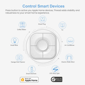Onvis Smart Button action showing single, double, and long-press triggers