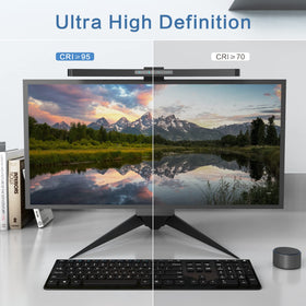 ONWAY no-screen-glare design lights your desk, not your screen, enhancing focus