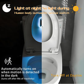 ONXE IPX5 splash-proof toilet light withstands bathroom moisture