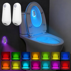 ONXE toilet night light with motion sensor activates automatically in darkness