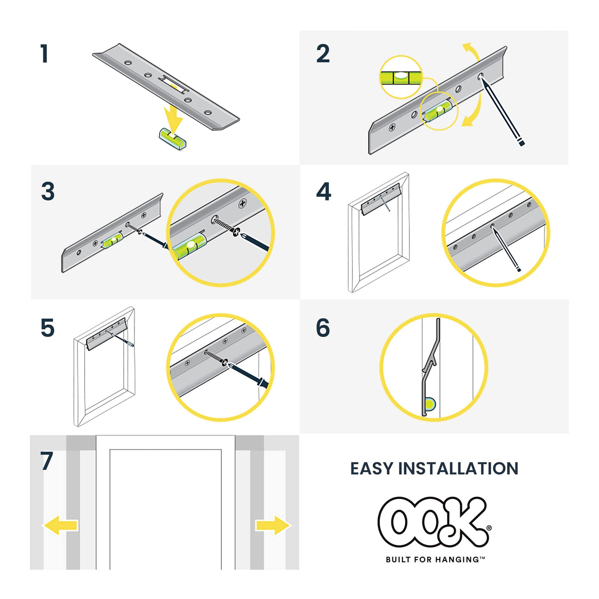 OOK 533212 versatile for canvases and mirrors