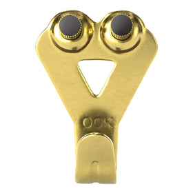 OOK padded professional hangers with brass finish support up to 50 pounds for gallery displays