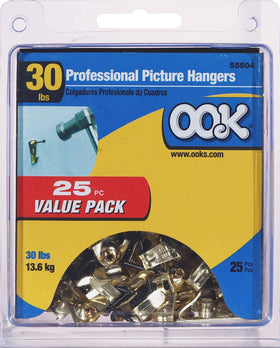 OOK steel nails for hanging pictures offer thin entry points with strong hold.