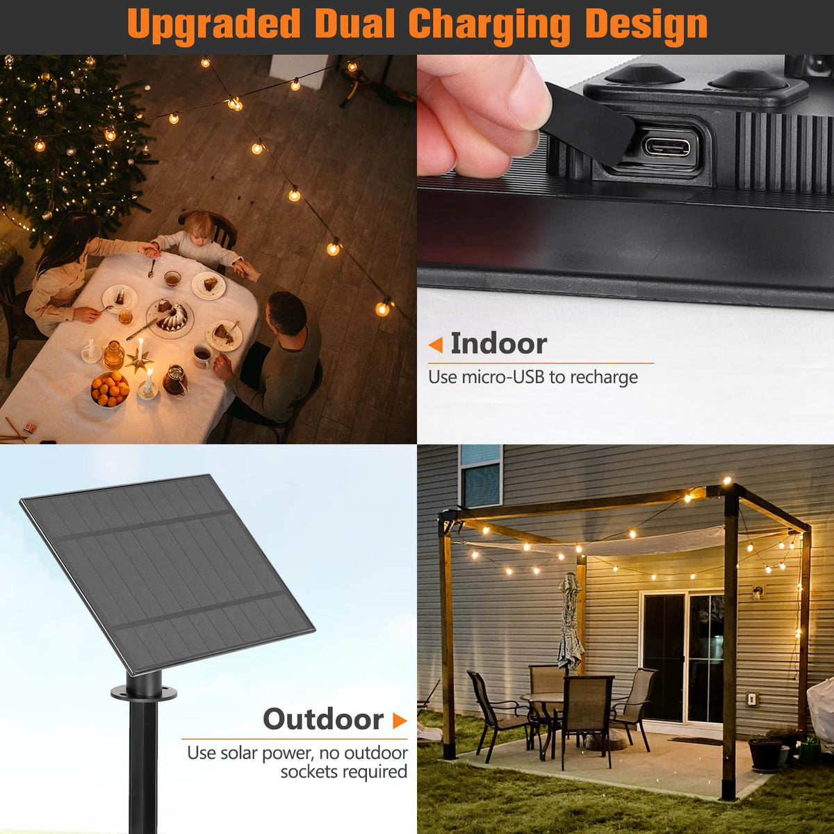 OOOLED 52 vintage Edison bulbs create classic ambience for patios and decks
