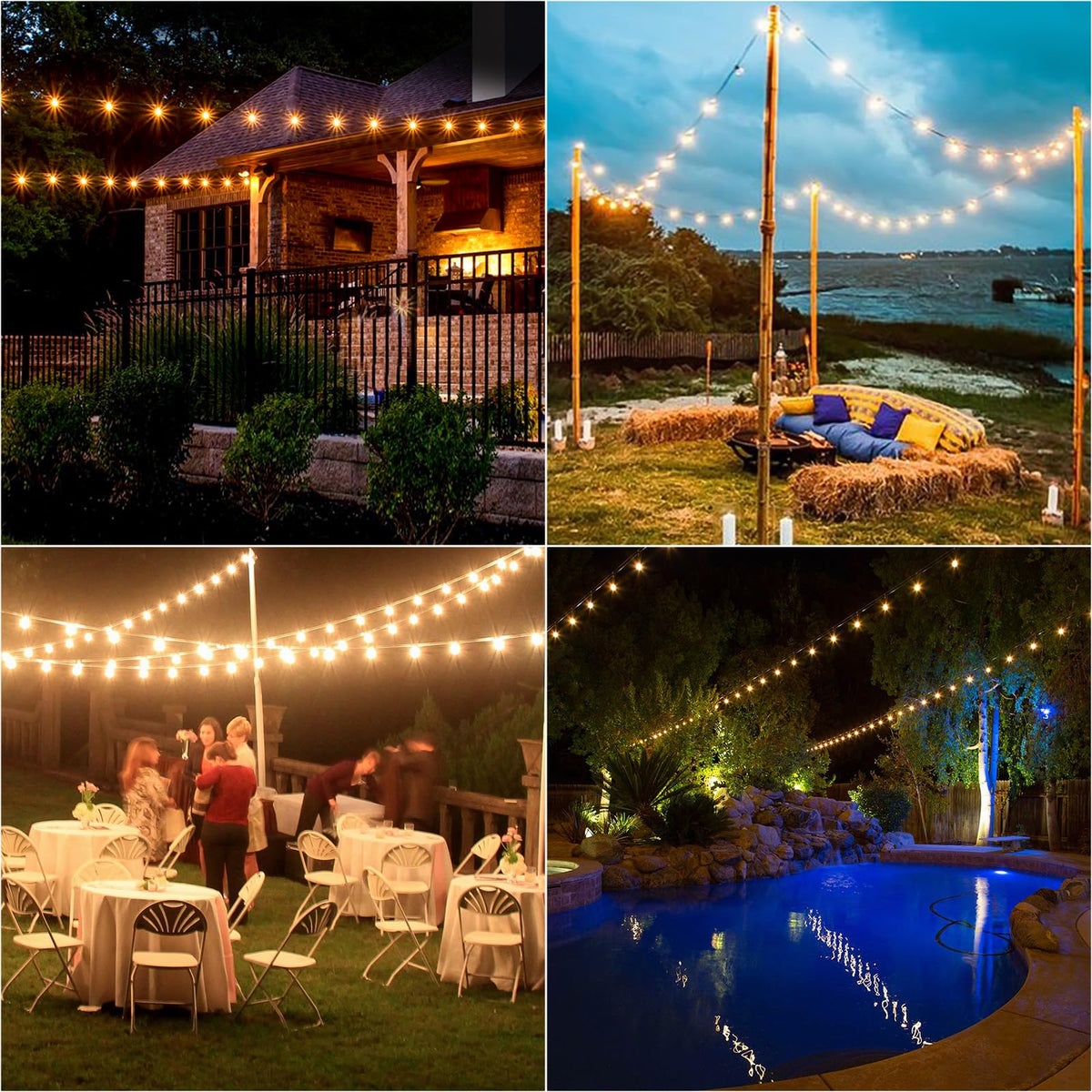 OOOLED outdoor lighting that blends with garden pathways and backyard décor