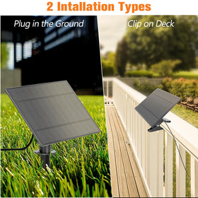 OOOLED solar panel charges by day for clean, cordless illumination