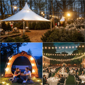 OOOLED Camping-ready string lights for portable outdoor decorating