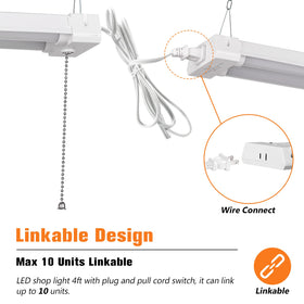 OOOLED pull chain on/off control demonstrated in a workshop