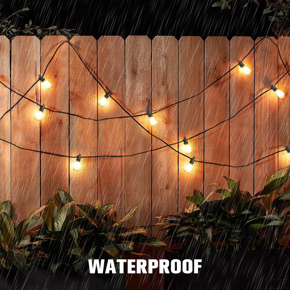 OOOLED solar powered outdoor lighting illustrating energy efficient, wireless setup.