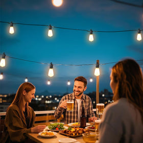 OOOLED Weatherproof backyard lights suitable for year-round use