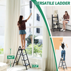 OOSOFITT top step at 36 inches for tall cabinet access.