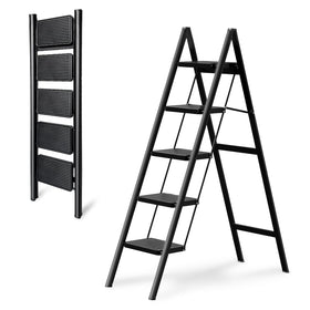 OOSOFITT 46-inch top-step ladder ready for high reach tasks