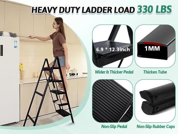 OOSOFITT anti-slip pedals provide stable footing on all floors