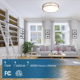 OOWOLF LED 3600lm fixture delivers high brightness with low power consumption