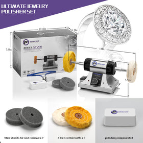 OPAVIOC Jewelry Polisher safety glass included for safe operation