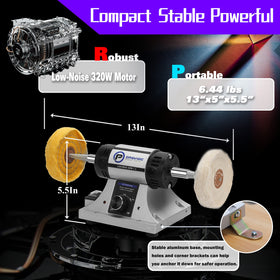 OPAVIOC Jewelry Polisher bundle shows six cloth wheels for jewelry polishing.