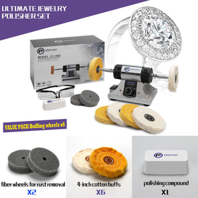 OPAVIOC Jewelry Polisher side profile highlights variable speed control for precise finishes.