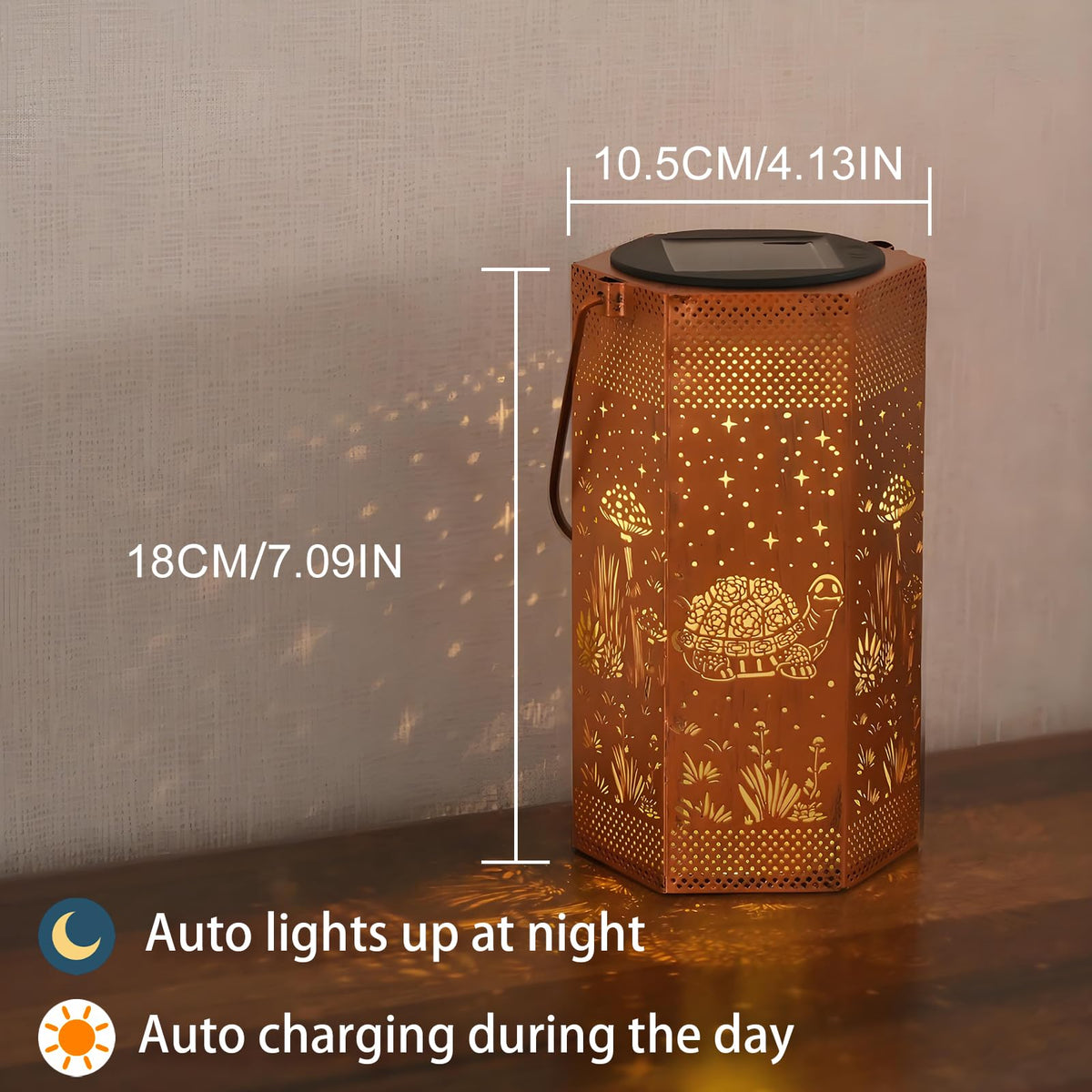 Opjoy outdoor solar light IP65 ready for any weather.