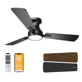 OPONL 42-inch ceiling fan with light remote for quick cooling
