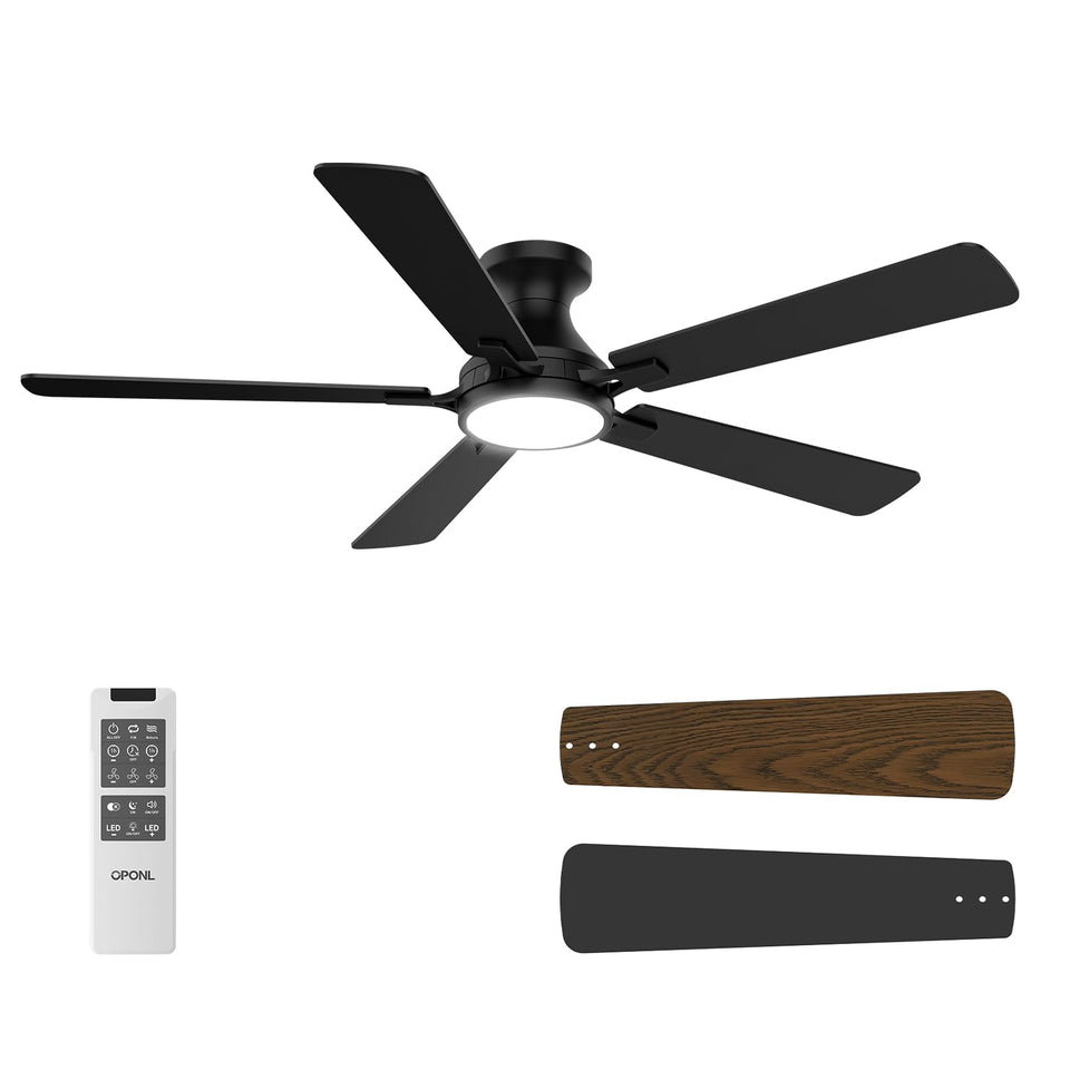 OPONL 52-inch ceiling fan with light for modern living spaces.