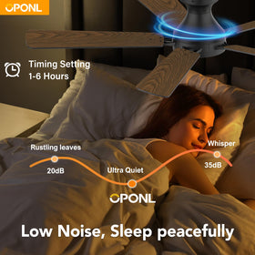 OPONL quiet DC motor ensures smooth airflow.