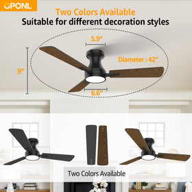 OPONL indoor/outdoor friendly fan for patios and porches