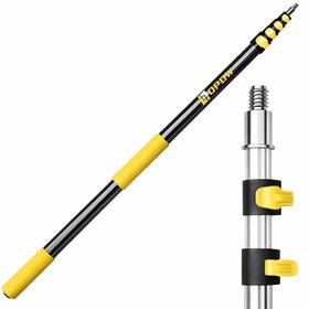 Opow extension pole with 18ft reach for tall eaves and gutters