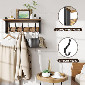 Optish vintage brown finish adds timeless charm to any hallway