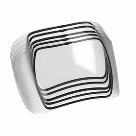 Optrel 5000.212 front cover lens, clear, pack of five for Expert Series helmets—protects internal optics.