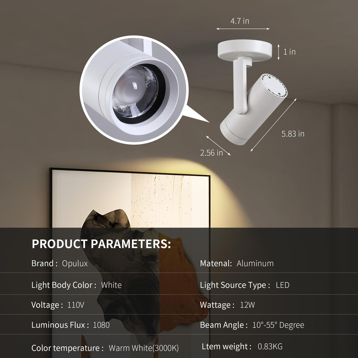Opulux efficient heat dissipation supports energy savings