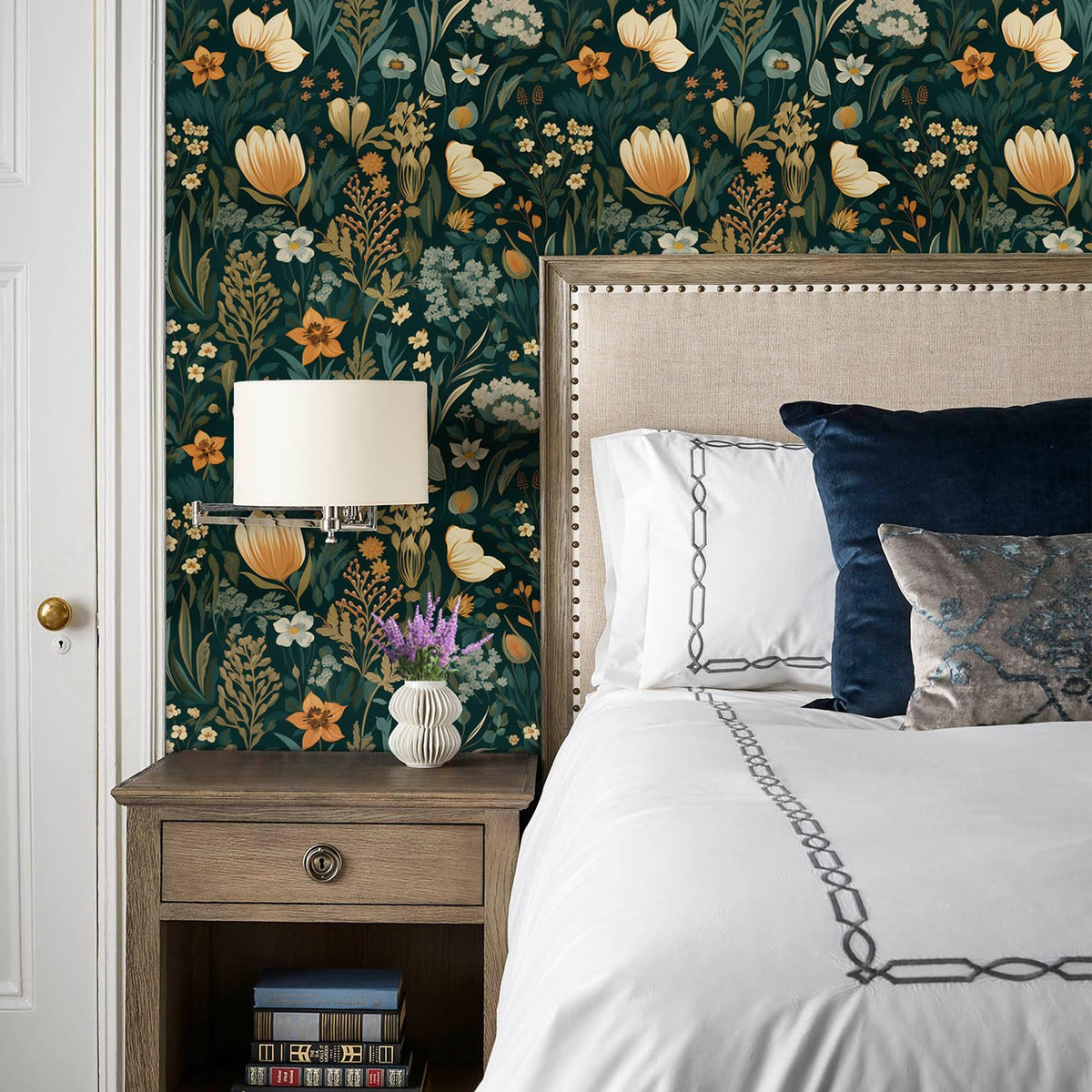Orainege boho floral contact paper for furniture updates