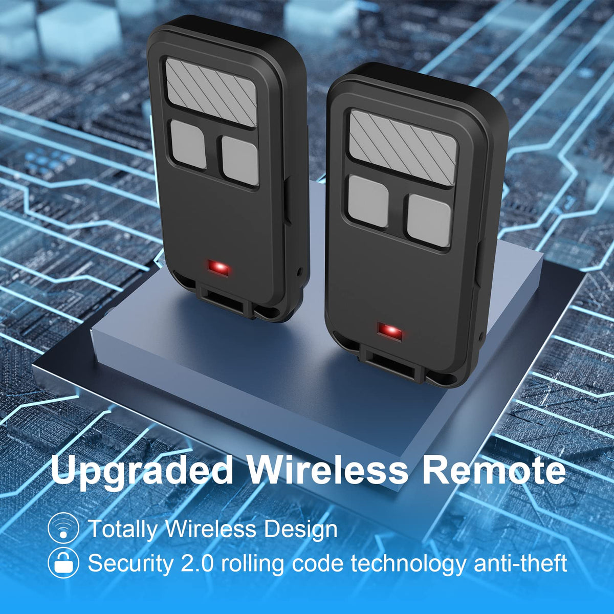 Oraneyun 2-pack remote set provides extra access for family or guests.