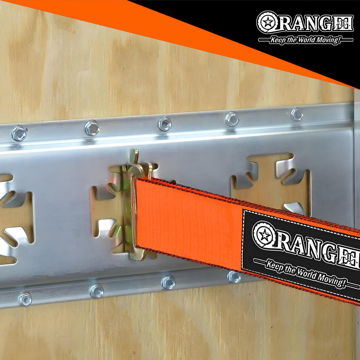 ORANGEE AA-grade polyester webbing offers durable cargo control.
