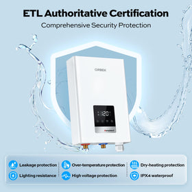 Orbek energy-saving technology for efficient, cost-conscious hot water.