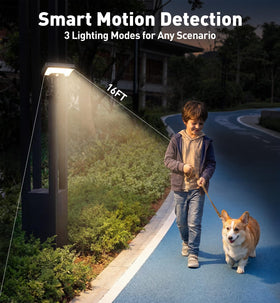 OrbitShell 1500mAh battery powering long-lasting outdoor lighting.