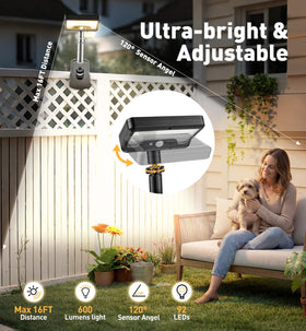 OrbitShell IP65 waterproof solar light weatherproof in rain and snow.