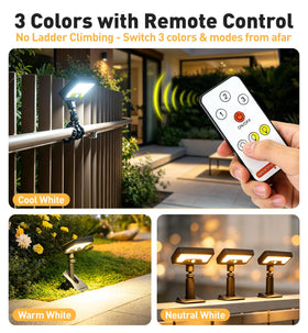 OrbitShell motion sensor activated by nearby movement at dusk.