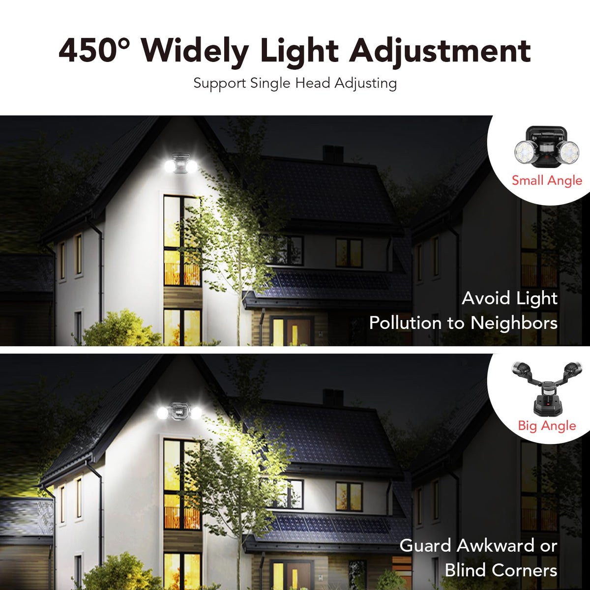 OREiN 110V hardwired outdoor light for reliable power