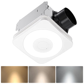 OREiN 3-in-1 bathroom fan install inside ceiling opening for easy retrofit