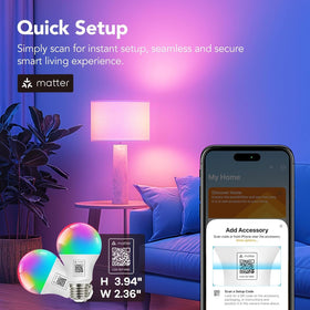 OREiN Matter bulb demonstrates stable LAN connection for reliable control
