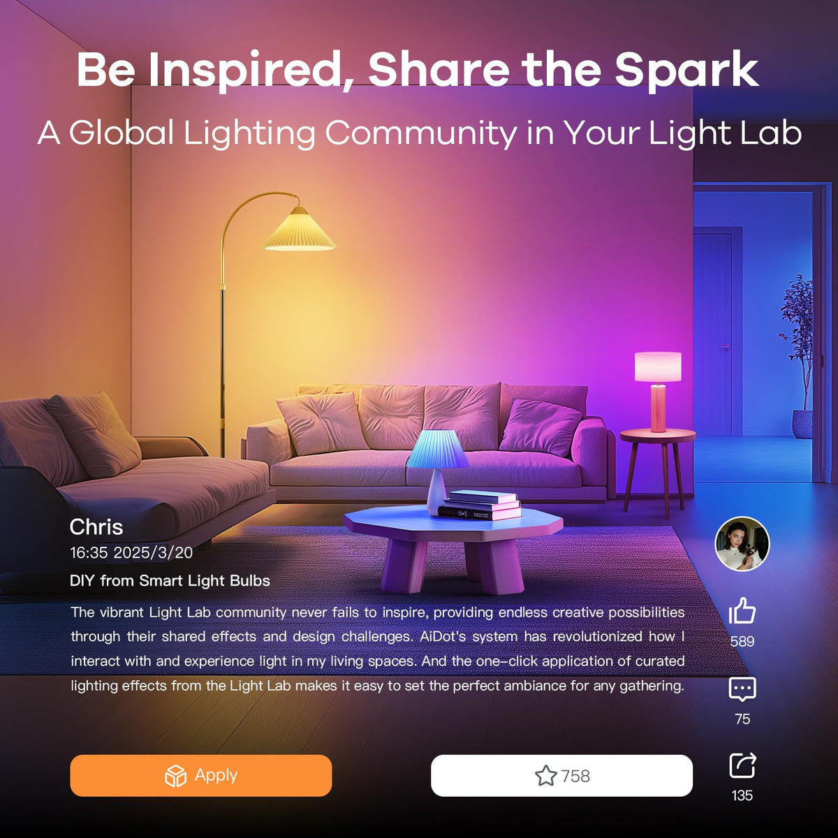 OREiN Matter bulb designed for safe, easy installation