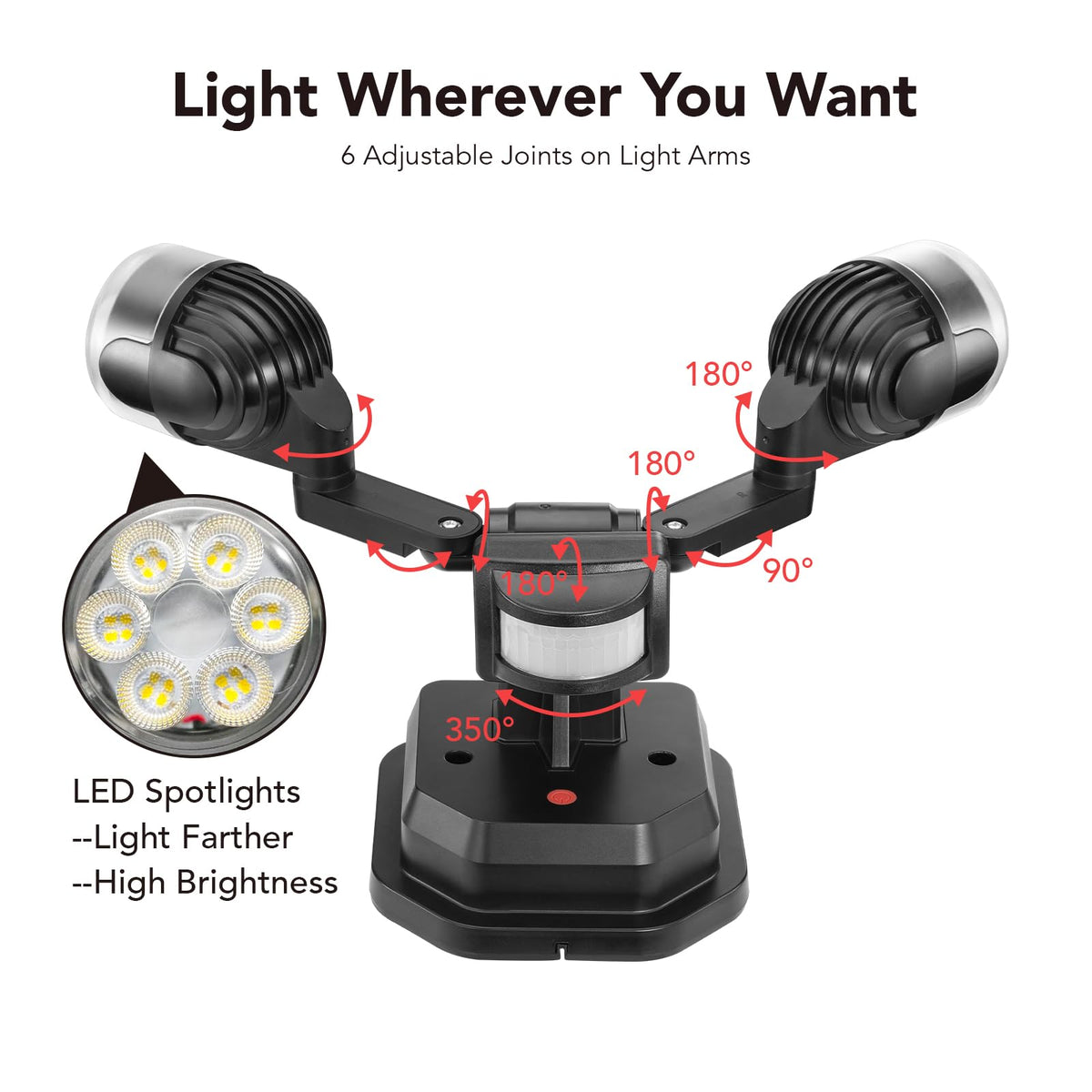 OREiN outdoor light dusk to dawn mode for evening illumination