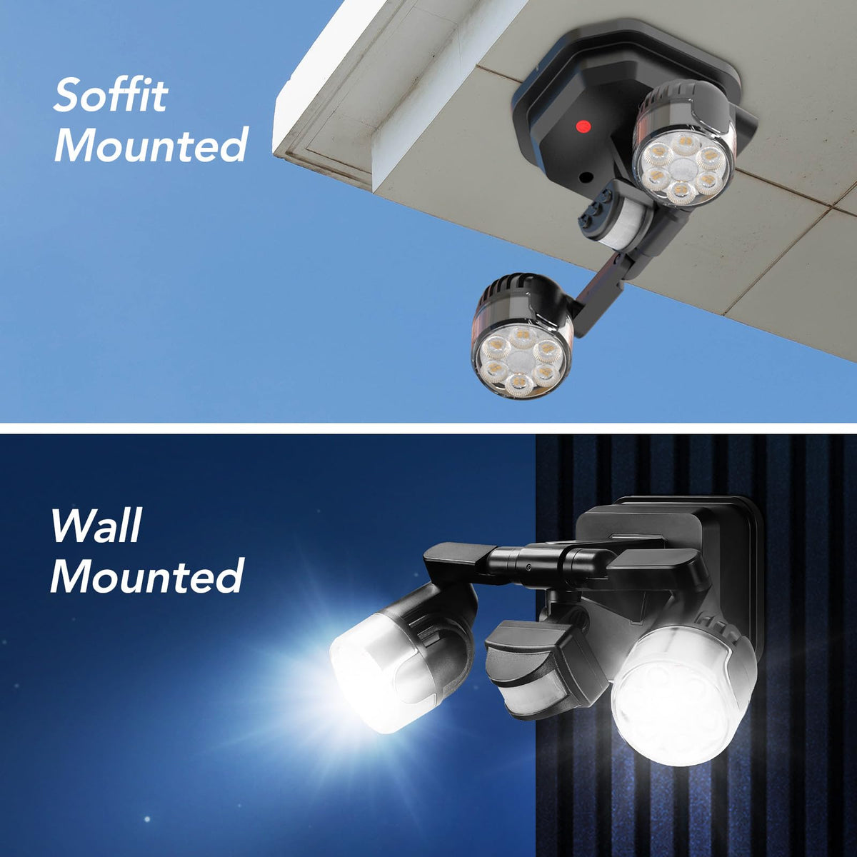 OREiN wall-mounted outdoor light installation guide demonstrates mounting steps