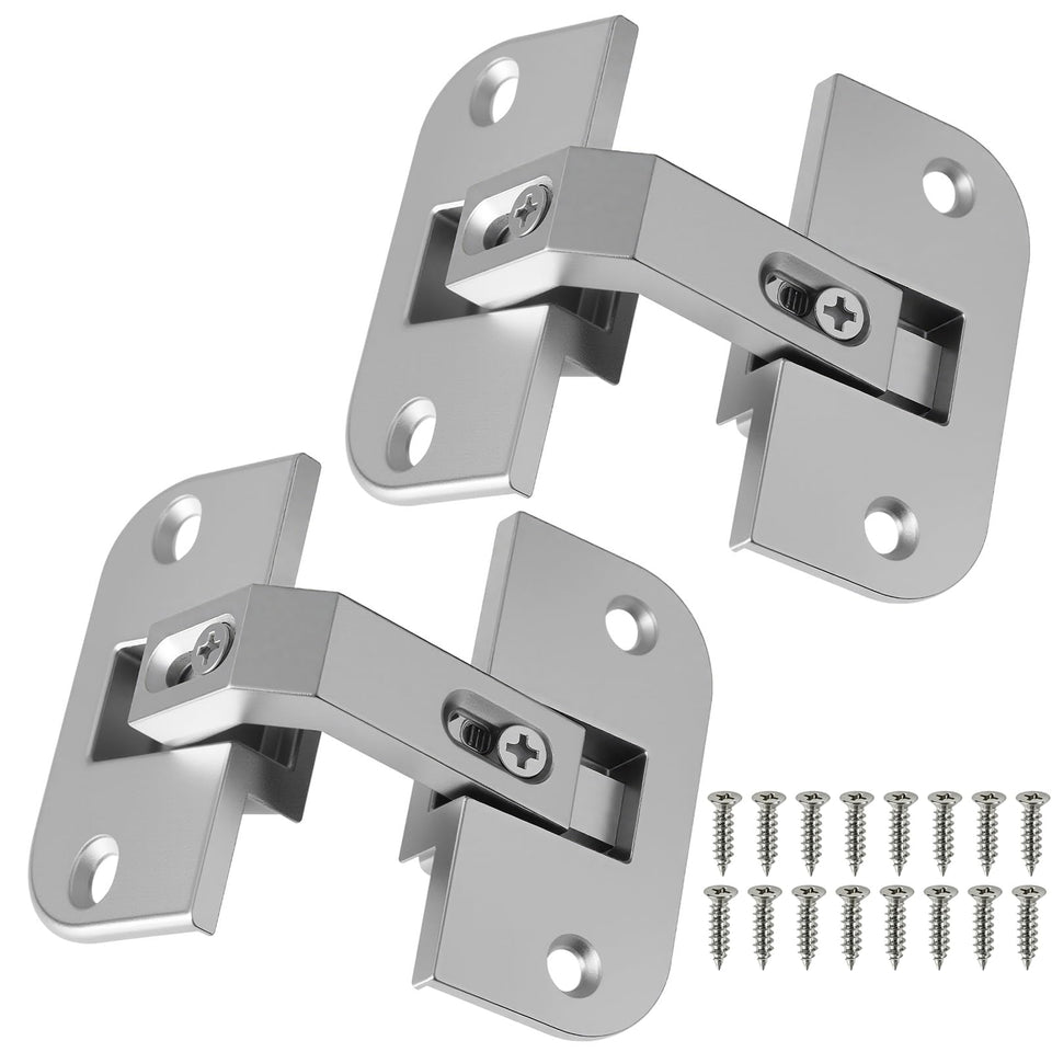 Oreutkd adjustable pie cut corner hinge enabling precise height alignment for quiet cabinet doors