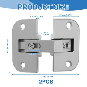 Oreutkd concealed pie cut corner hinge for a clean look on full inset doors