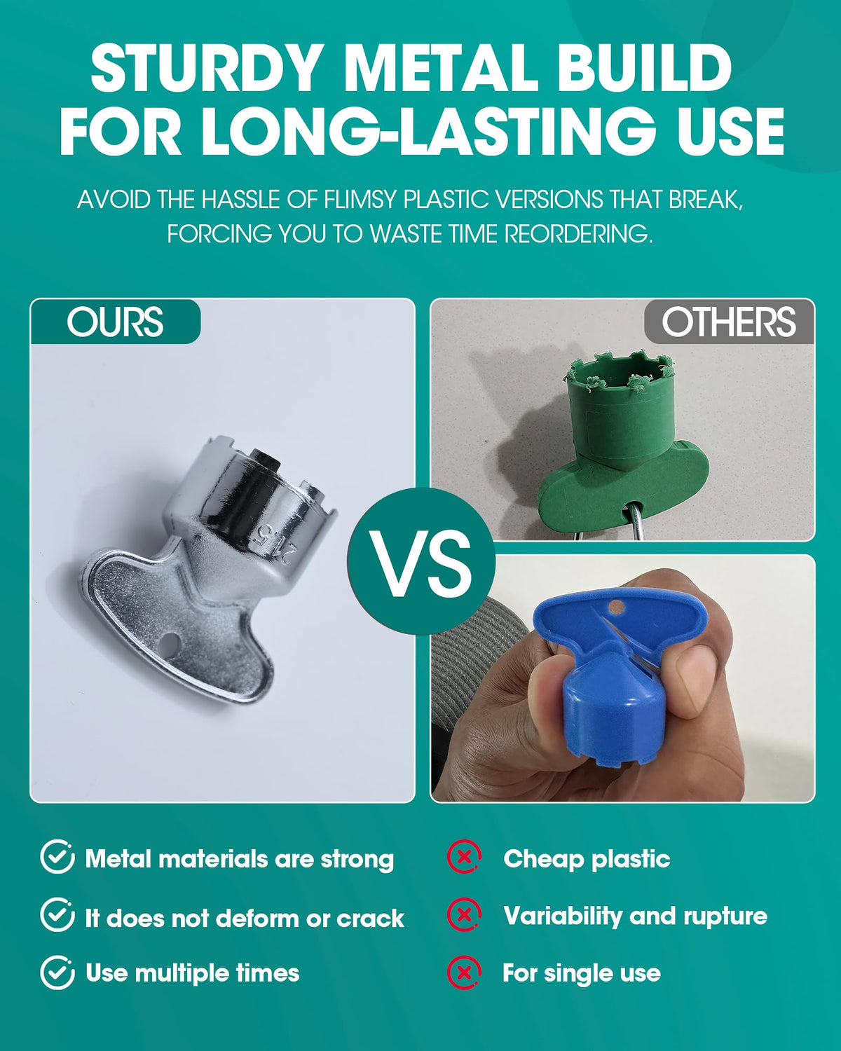 OrgCreator M21.5 aerator insert promotes controlled water use and spray.